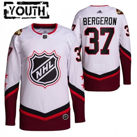 Boston Bruins Dresy Patrice Bergeron 37 2022 NHL All-Star Bílý Authentic - Dětské Boston Bruins Dresy Patrice Bergeron 37 2022 NHL All-Star Bílý Authentic - Dětské